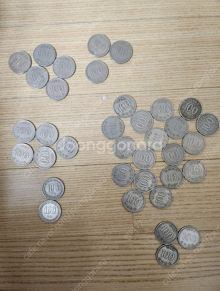 100원 1982동전--1