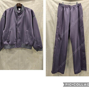 새상품) 아식스 KNIT VARSITY 자켓 트레이닝셋트 95~100
