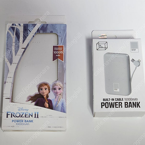 10000mAh 보조배터리 2종 일괄 판매합니다 (팬톤/코끼리)