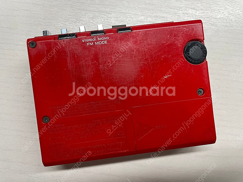 Sony 워크맨 WM-F55 레드 (정상작동품)--1