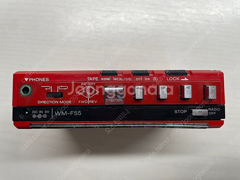 Sony 워크맨 WM-F55 레드 (정상작동품)--2
