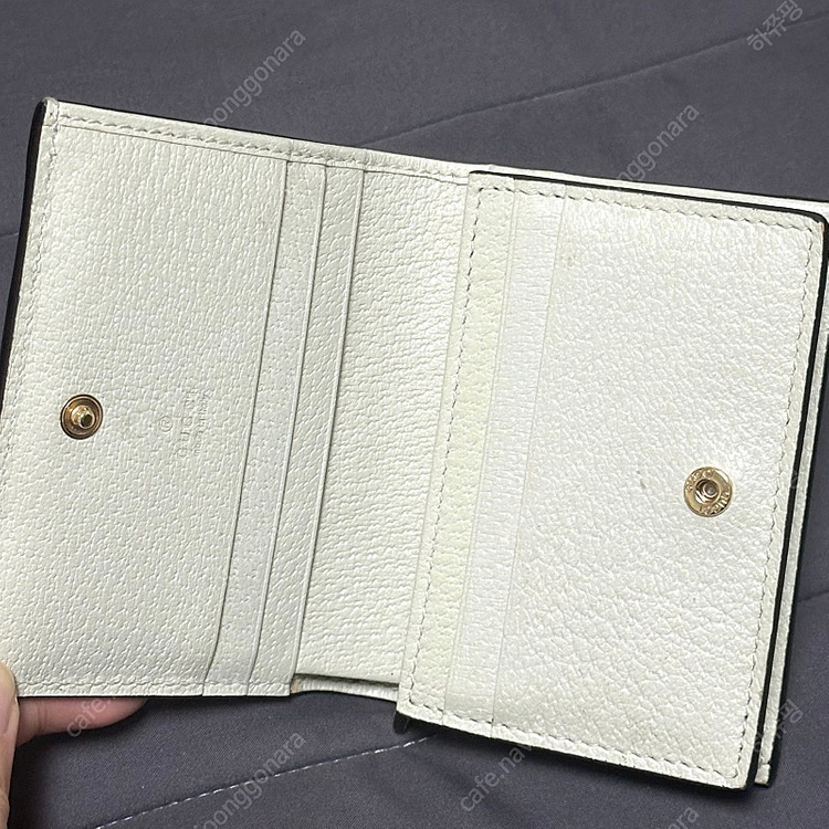 구찌 오디피아 GG 반지갑 화이트--4