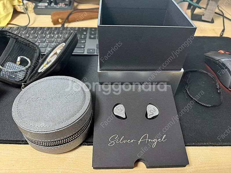 EarAcoustic 실버엔젤 금속쉘 1dd 이어폰 판매합니다.--2