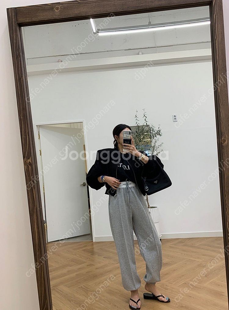 셔링항공점퍼(블랙 새상품) 벨201 드하우 러브미우 러...--1