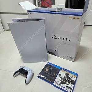 PS5 본체 + CD (2장) = 택포 48만