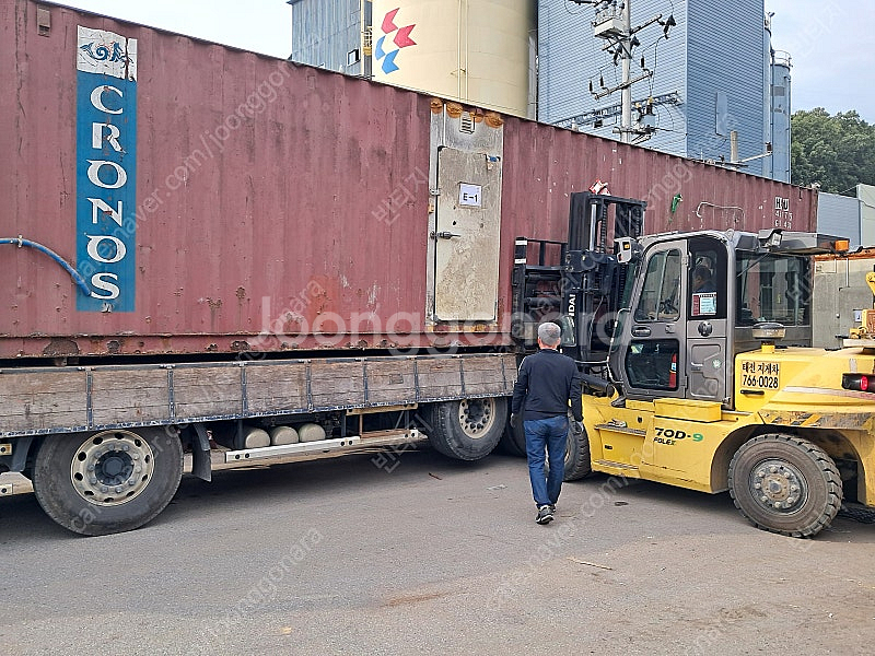 40피트 냉동 컨테이너 25이하까지 내려감 상태 매우 좋음--0