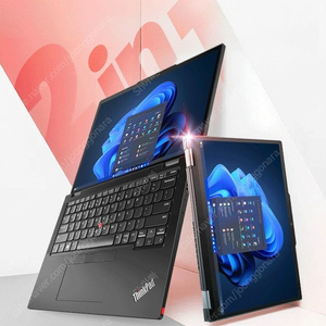 [Lenovo 박스 미개봉] 노트북 ThinkPad X13 2 in 1 Gen5 팝니다(32G/터치모니터)