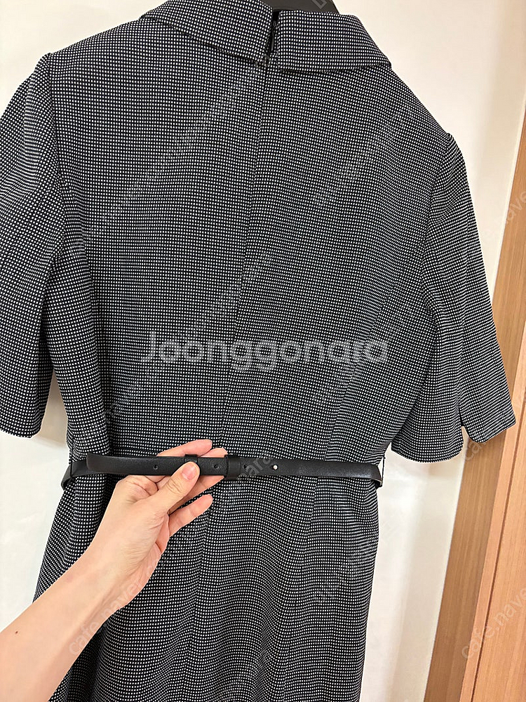 미니멈 더블단추 럭셔리 원피스 하객룩 올드머니룩 명품스...--8