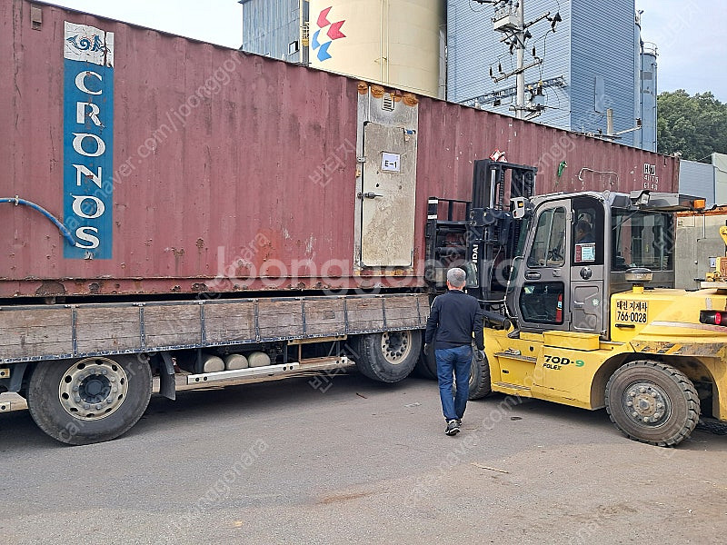 40피트 냉동 컨테이너 25이하까지 내려감 상태 매우 좋음--0