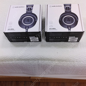 오디오테크니카 Audio-Technica ATH-M50X 모니터링 헤드폰 미개봉 제품 2개 팝니다!(165,000원)
