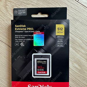 정품 샌디스크 Sandisk CFexpress CFE512GB 타입B 메모리카드 미개봉 판매(택포)