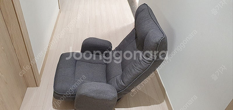 한샘 휴 팔걸이 회전 리클라이너 의자 (좌식) a급--1