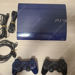 PS3 애주라이트 블루 4005C 500G 한정판 팝니다 본체 내장배터리 교체완료