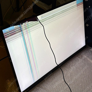 LG 32gn50t 모니터 액정깨짐 부품용