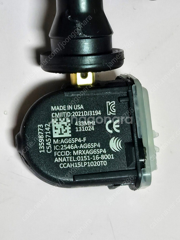 쉐보레 TPMS 4개 한셋트 팔아요(말리부, 크루즈, ...--1