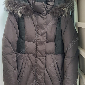 카키 여성 겨울 자켓