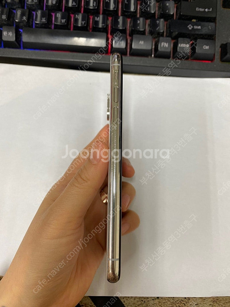 203264 아이폰X 실버 A급 64GB 무잔상 배터리...--4