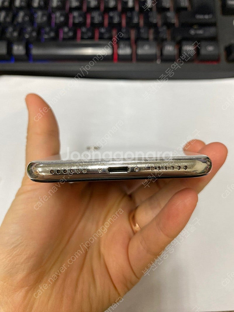 203264 아이폰X 실버 A급 64GB 무잔상 배터리...--6
