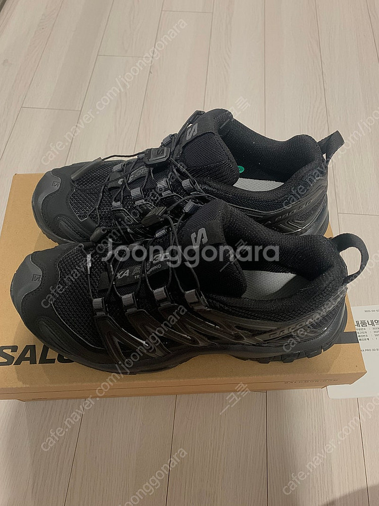 살로몬 XA PRO 3D 230 블랙 1회 착용 신발 ...--0