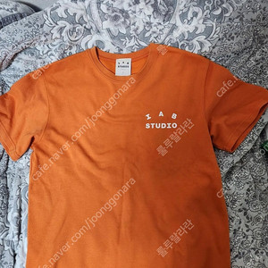 아이앱 오렌지 주황색 l 반팔티