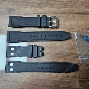 iwc 스타일 21mm 21미리 러버밴드 디버클 핀버클 새제품