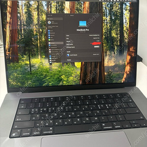 맥북프로 16인치 M1 Pro 16GB 512GB 판매합니다.