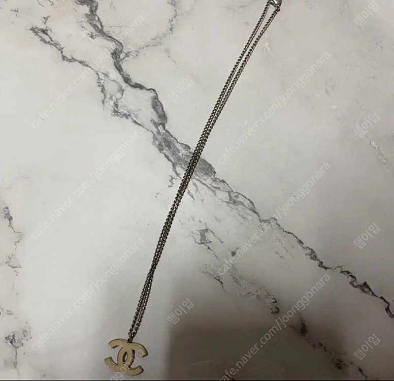 정품 샤넬 빈티지 제니 cc로고 목걸이 이미지