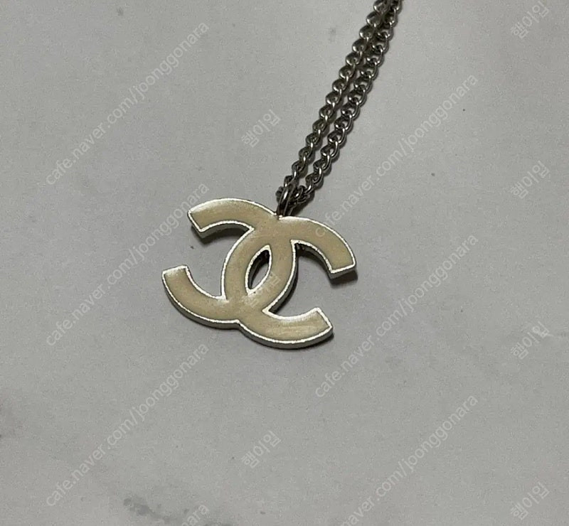 정품 샤넬 빈티지 제니 cc로고 목걸이 이미지