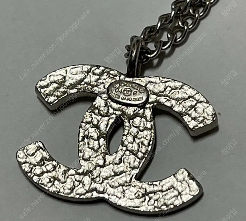 정품 샤넬 빈티지 제니 cc로고 목걸이 이미지