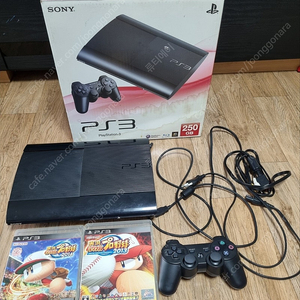 ps3 4005b 250gb hen 250gb꽉채움(야구 게임시디 2개)