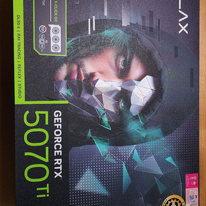 [새제품 인하] 갤럭시 GALAX 지포스 RTX 5070 Ti BLACK OC D7 16GB