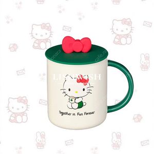 (새상품) 스타벅스 헬로 키티 리본 리드 세라믹 머그 473ml