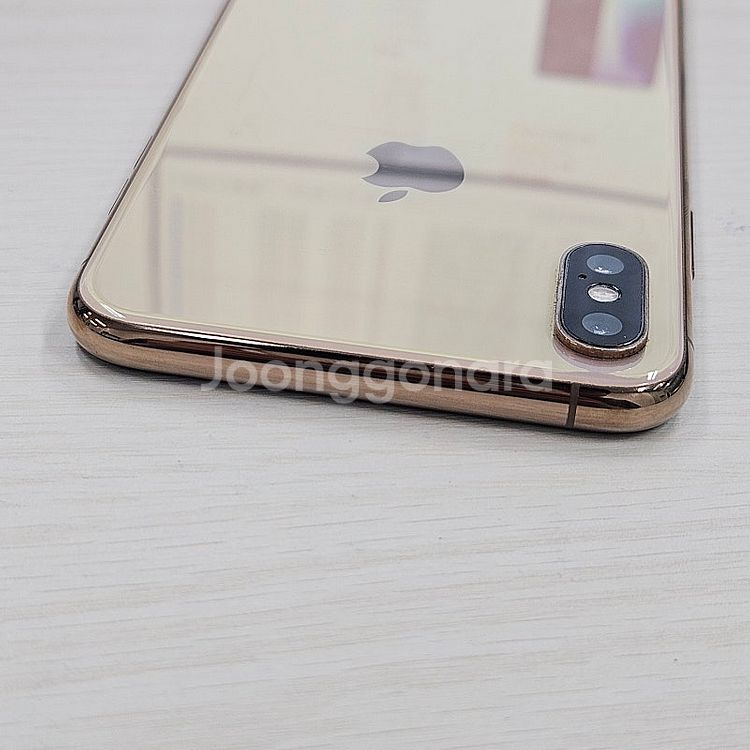 아이폰XS MAX 골드색상 256용량 무잔상 깨끗한단말...--4