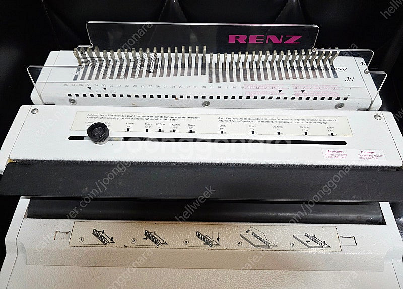 RENZ SRW 제본기 독일산--4