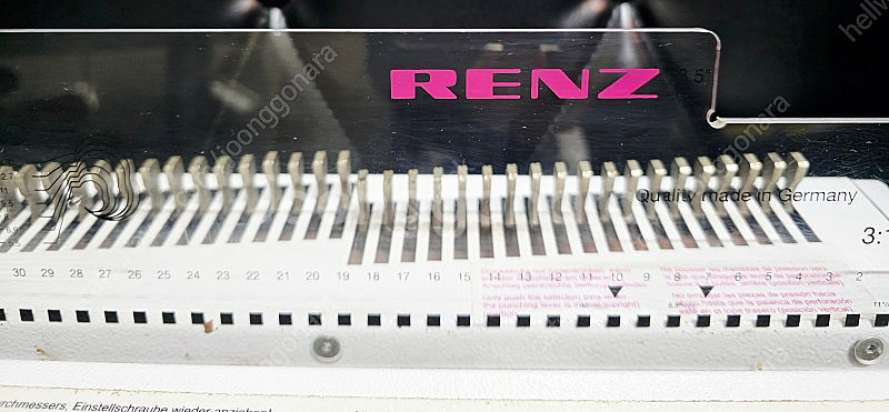 RENZ SRW 제본기 독일산--5