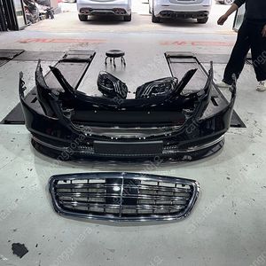 w222 후기형 정품 노멀 범퍼 라이트 그릴 팝니다 장착비 포함