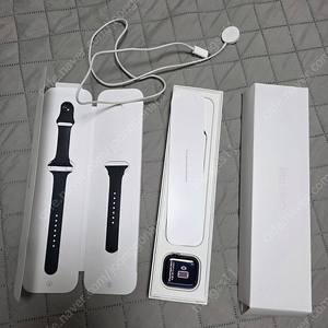 애플워치7 45mm 알루미늄 미드나이트 풀박스
