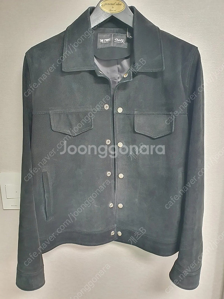 무신사 스웨이드 가죽 자켓 (새제품급)--0