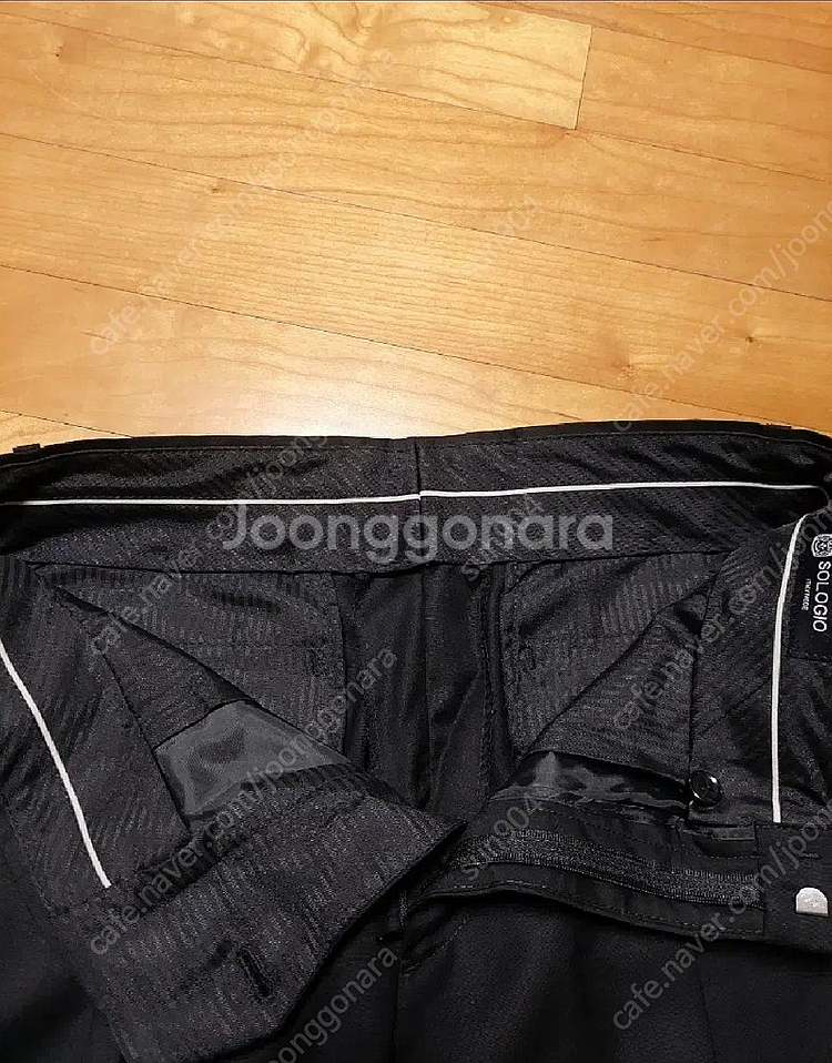 남성검정정장블랙수트자켓95/ 바지30~31인치 솔레지.--9