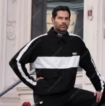 PXG [새상품] 남성 골프웨어 자킷 MEN'S WHITE STRIPE BOMBER JACKET XL사이즈--1