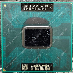 노트북 CPU 코어2 Extreme CPU x9100 + 코어2듀오 T9600 (3.06GHz/2.8Ghz, 6MB, 1066MHz FSB)