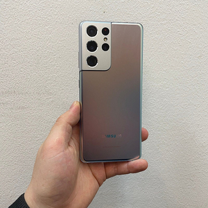 갤럭시S21울트라 256GB 실버 무잔상 상태좋은 중고36만팝니다.