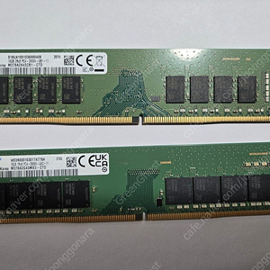 삼성 램 DDR4 PC2666 16g 2개 팝니다