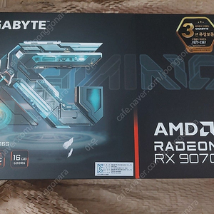 GIGABYTE 라데온 RX 9070 GAMING OC D6 16GB 팝니다.