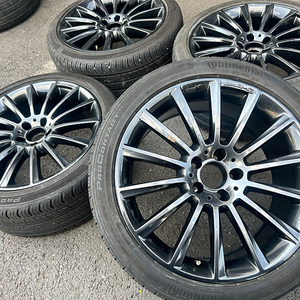 벤츠 19인치 E클래스 CLS 마차 AMG 정품 휠타이어 팔아요