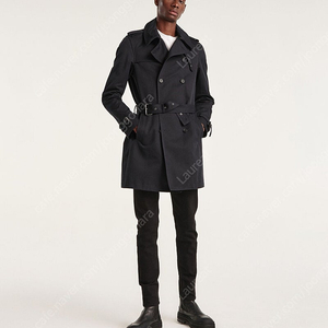 The kooples Paris 더 쿠플스 가바딘 네이비 트렌치 코트 판매합니다.