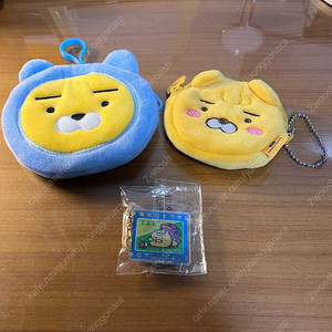 카카오프렌즈 라이언 춘식이 파우치 키링 일괄
