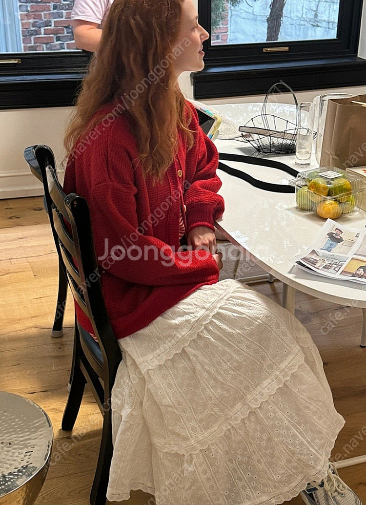 29cm 코코모코 퓨리 레이스롱 스커트--1