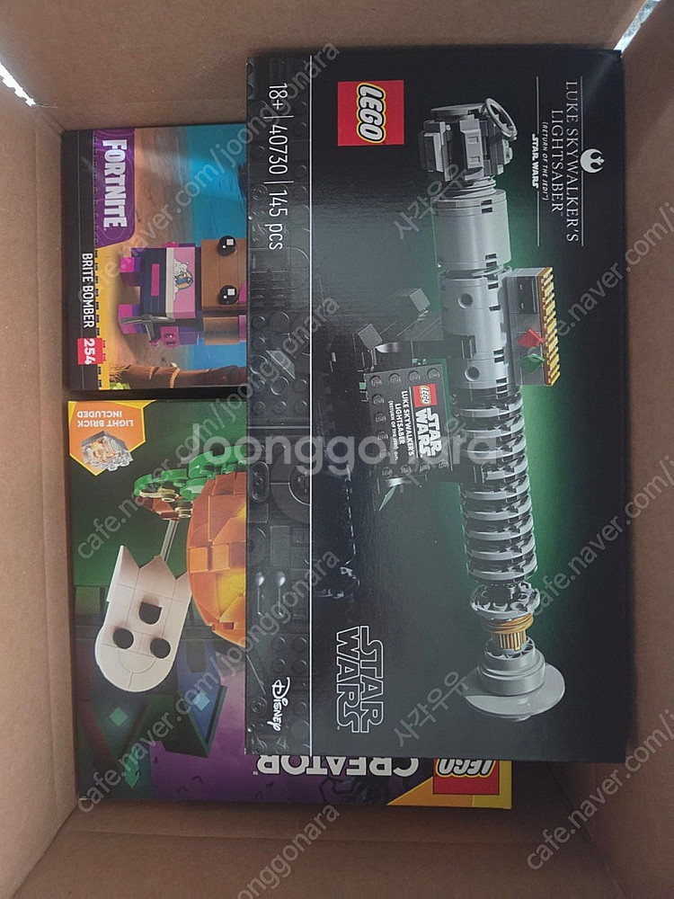 스타워즈 40730 루크 라이트 세이버,폭탄병,할로윈호박 misb 레고--0