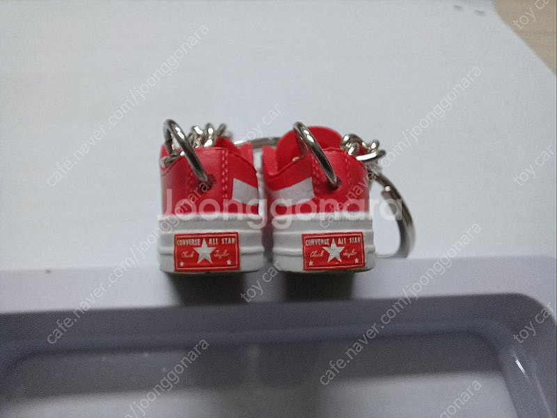 코카콜라+컨버스 콜라보 로우 키링 키홀더 한켤레 (2개...--4